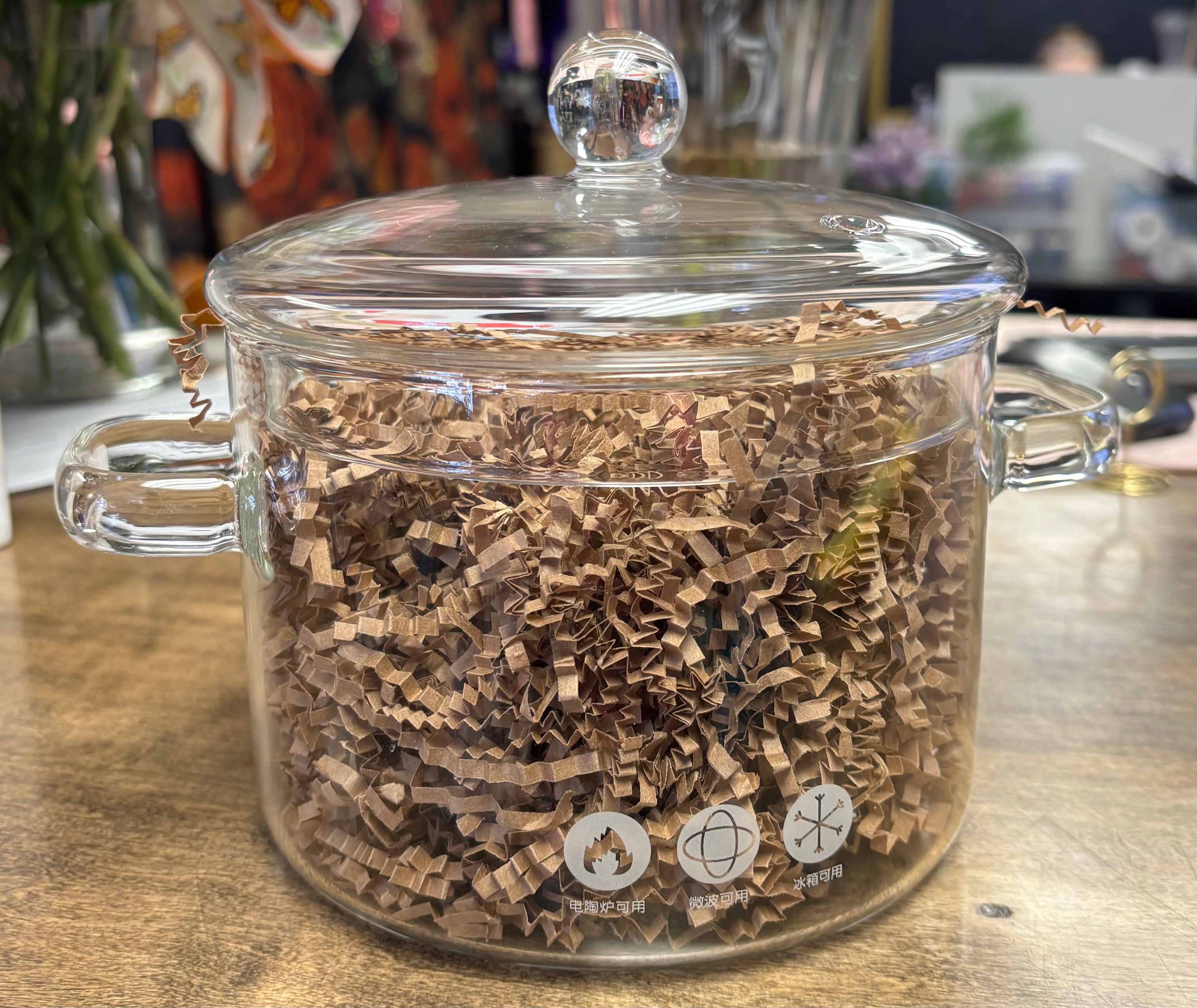 Glass Simmer Pot | Wildflower Design and Events